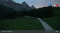 Archiv Foto Webcam Feldernalm in Ehrwald 02:00