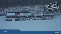 Archiv Foto Webcam Spindlermühle - Piste Turistická und Sessellift Svaty Petr 07:00