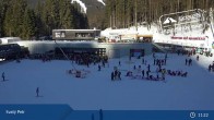 Archiv Foto Webcam Spindlermühle - Piste Turistická und Sessellift Svaty Petr 11:00