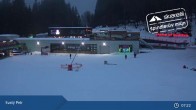 Archiv Foto Webcam Spindlermühle - Piste Turistická und Sessellift Svaty Petr 06:00