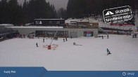 Archiv Foto Webcam Spindlermühle - Piste Turistická und Sessellift Svaty Petr 08:00