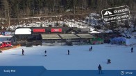 Archiv Foto Webcam Spindlermühle - Piste Turistická und Sessellift Svaty Petr 08:00