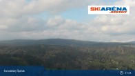 Archiv Foto Webcam Blick vom Gipfel des Tanvaldský Špičák ins Tal 16:00