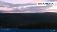 Archiv Foto Webcam Blick vom Gipfel des Tanvaldský Špičák ins Tal 04:00