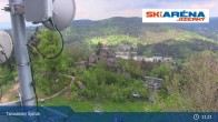 Archiv Foto Webcam Blick vom Gipfel des Tanvaldský Špičák ins Tal 10:00
