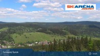 Archiv Foto Webcam Blick vom Gipfel des Tanvaldský Špičák ins Tal 12:00