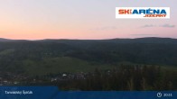 Archiv Foto Webcam Blick vom Gipfel des Tanvaldský Špičák ins Tal 20:00