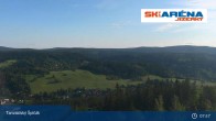 Archiv Foto Webcam Blick vom Gipfel des Tanvaldský Špičák ins Tal 07:00