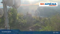 Archiv Foto Webcam Blick vom Gipfel des Tanvaldský Špičák ins Tal 18:00