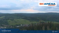 Archiv Foto Webcam Blick vom Gipfel des Tanvaldský Špičák ins Tal 20:00
