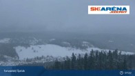 Archiv Foto Webcam Blick vom Gipfel des Tanvaldský Špičák ins Tal 06:00