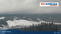 Archiv Foto Webcam Blick vom Gipfel des Tanvaldský Špičák ins Tal 12:00