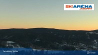 Archiv Foto Webcam Blick vom Gipfel des Tanvaldský Špičák ins Tal 08:00