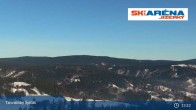 Archiv Foto Webcam Blick vom Gipfel des Tanvaldský Špičák ins Tal 12:00