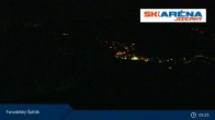 Archiv Foto Webcam Blick vom Gipfel des Tanvaldský Špičák ins Tal 04:00