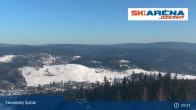 Archiv Foto Webcam Blick vom Gipfel des Tanvaldský Špičák ins Tal 08:00