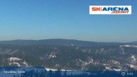 Archiv Foto Webcam Blick vom Gipfel des Tanvaldský Špičák ins Tal 12:00