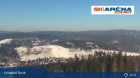 Archiv Foto Webcam Blick vom Gipfel des Tanvaldský Špičák ins Tal 14:00