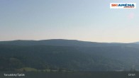 Archiv Foto Webcam Blick vom Gipfel des Tanvaldský Špičák ins Tal 07:00