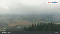 Archiv Foto Webcam Blick vom Gipfel des Tanvaldský Špičák ins Tal 06:00