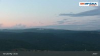 Archiv Foto Webcam Blick vom Gipfel des Tanvaldský Špičák ins Tal 02:00