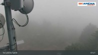 Archiv Foto Webcam Blick vom Gipfel des Tanvaldský Špičák ins Tal 06:00