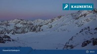 Archiv Foto Webcam Kaunertaler Gletscher: Karlesjoch 18:00