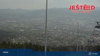 Archived image Webcam View from Stanice lanovky ČD, Liberec - Horní Hanychov 06:00