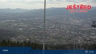 Archived image Webcam View from Stanice lanovky ČD, Liberec - Horní Hanychov 10:00