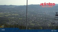 Archived image Webcam View from Stanice lanovky ČD, Liberec - Horní Hanychov 06:00