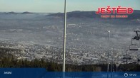 Archived image Webcam View from Stanice lanovky ČD, Liberec - Horní Hanychov 08:00