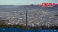 Archived image Webcam View from Stanice lanovky ČD, Liberec - Horní Hanychov 10:00