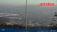 Archived image Webcam View from Stanice lanovky ČD, Liberec - Horní Hanychov 07:00