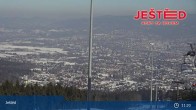 Archived image Webcam View from Stanice lanovky ČD, Liberec - Horní Hanychov 10:00