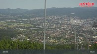 Archived image Webcam View from Stanice lanovky ČD, Liberec - Horní Hanychov 12:00