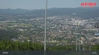 Archived image Webcam View from Stanice lanovky ČD, Liberec - Horní Hanychov 14:00
