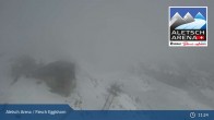 Archiv Foto Webcam Aletsch Arena: Bergstation Fiescheralp-Eggishorn 10:00