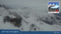 Archiv Foto Webcam Aletsch Arena: Bergstation Fiescheralp-Eggishorn 14:00