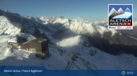 Archiv Foto Webcam Aletsch Arena: Bergstation Fiescheralp-Eggishorn 18:00