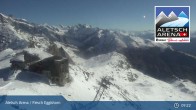 Archived image Webcam Top station Fiescheralp-Eggishorn (Aletsch Arena) 08:00