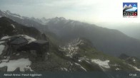 Archiv Foto Webcam Aletsch Arena: Bergstation Fiescheralp-Eggishorn 07:00