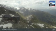 Archiv Foto Webcam Aletsch Arena: Bergstation Fiescheralp-Eggishorn 10:00