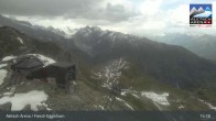 Archiv Foto Webcam Aletsch Arena: Bergstation Fiescheralp-Eggishorn 14:00