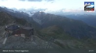 Archiv Foto Webcam Aletsch Arena: Bergstation Fiescheralp-Eggishorn 02:00
