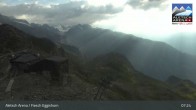 Archiv Foto Webcam Aletsch Arena: Bergstation Fiescheralp-Eggishorn 06:00