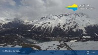 Archived image Webcam St. Moritz - Corviglia ski resort 14:00