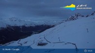 Archived image Webcam St. Moritz - Corviglia ski resort 04:00