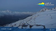 Archived image Webcam St. Moritz - Corviglia ski resort 23:00