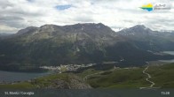 Archived image Webcam St. Moritz - Corviglia ski resort 14:00
