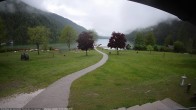 Archived image Webcam Stockenboi at lake Weissensee (East bank) 19:00